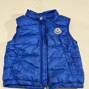Moncler Royal Blue Quilted Vest